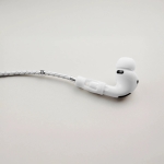 Tapper Lamb Leather Strap για AirPods και AirPods Pro Λευκό Δέρμα / 925 Silver 1014 - Image 3