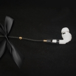 Tapper Nylon Strap για AirPods and AirPods Pro Μαύρο με 18K Gold - Image 2