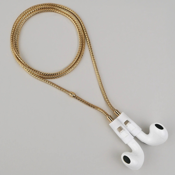 Tapper Foxtail Chain for AirPods and AirPods Pro (all generations) 18K Gold 1323