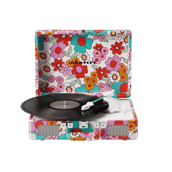 Crosley Πικάπ Βαλιτσάκι Cruiser Plus Groovy Flowers CR8005F-GF4