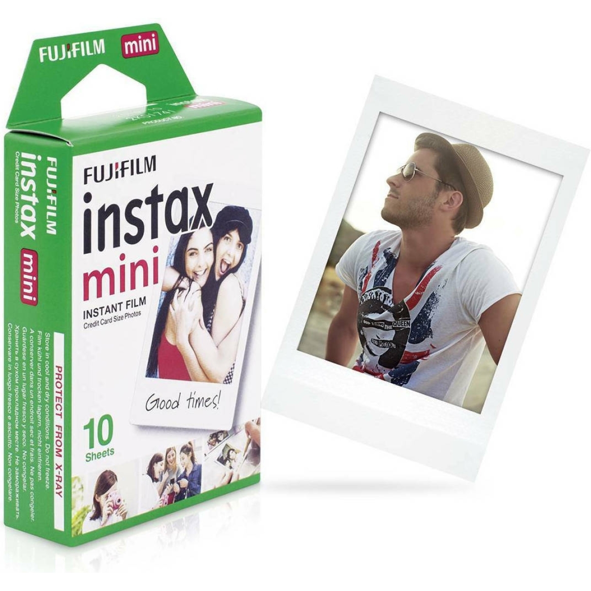 FUJIFILM Color Instax Mini Instant Φιλμ (10 Exposures) White 16567816 - Image 2