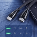 Ugreen Καλώδιο HDMI 2.1 8K 60Hz Braided HDMI male - HDMI male 1m Μαύρο HD140 - Image 4