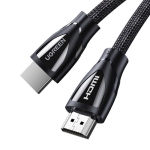 Ugreen HD140 HDMI 2.1 Braided Cable HDMI male - HDMI male 2m Μαύρο 19641