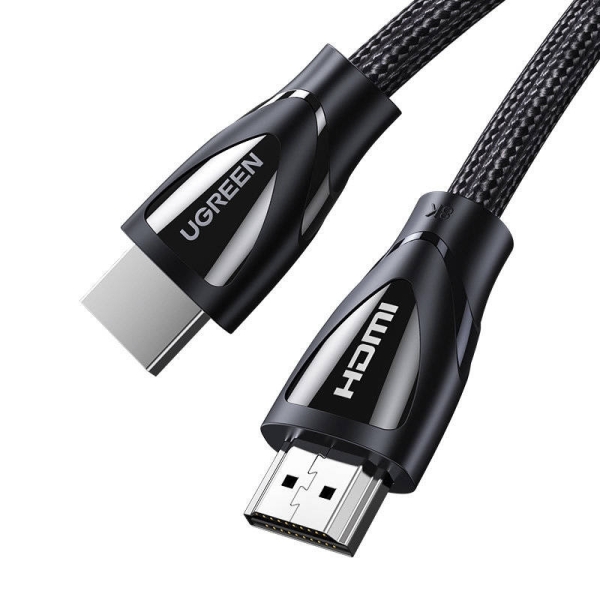 Ugreen HD140 HDMI 2.1 Braided Cable HDMI male - HDMI male 2m Μαύρο 19641