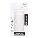 Essentials Clear Θήκη Back Cover για iPhone 17 Pro Max Συμβατή με MagSafe Recycled TPU Διάφανη 3052562 - Image 3