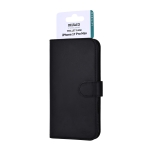 Deltaco Θήκη Wallet για iPhone 17 Pro Max με Λειτουργία Stand, Vegan Leather Μαύρη MCASE-WIPN17PM - Image 4