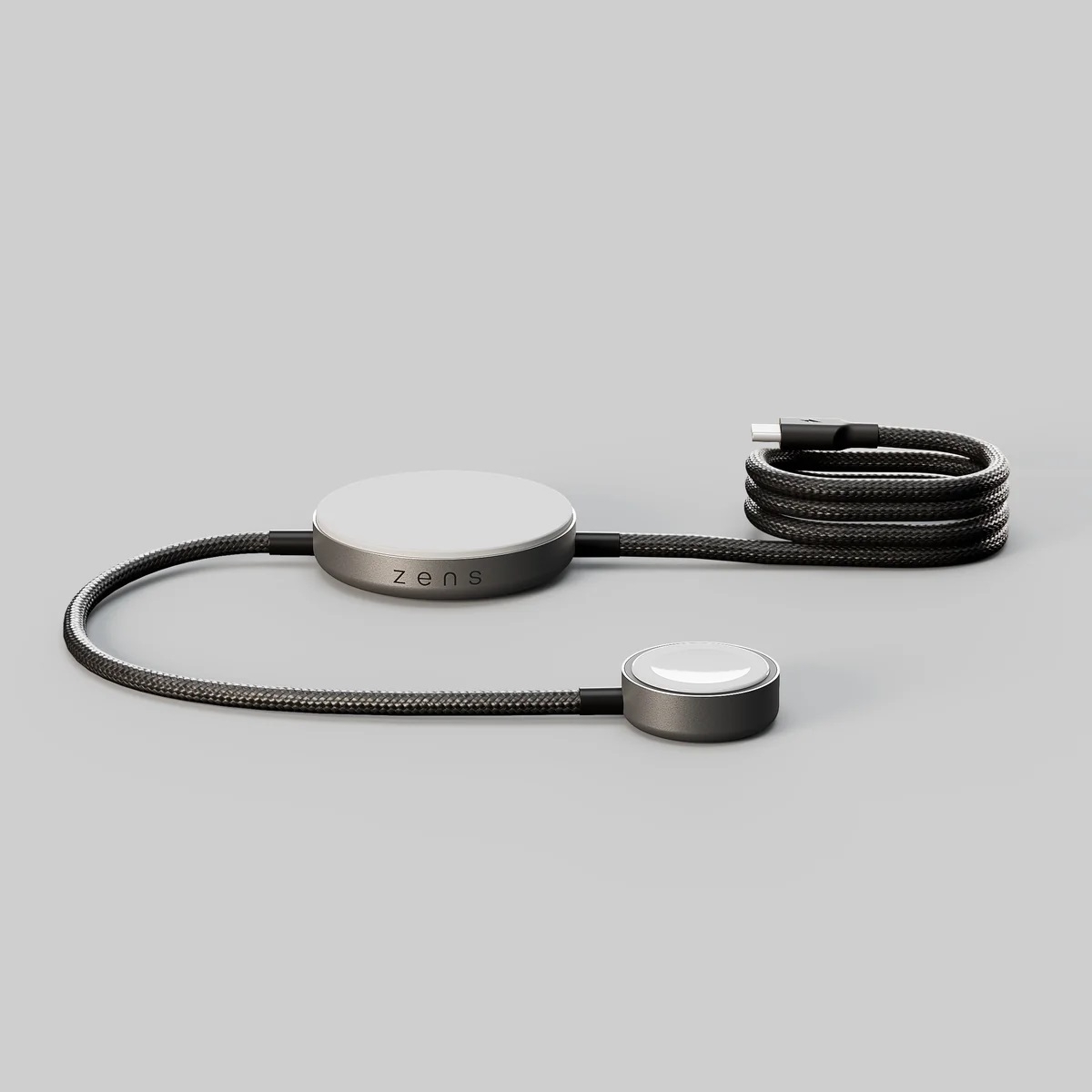 ZENS ZEDC30B/00 Pro 2 Qi2 & Watch Charging Cable Καλώδιο Φόρτισης Μαύρο - Image 2