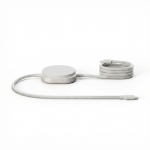 ZENS USB C - C Cable 1.5m 240W με Qi2 charger White ZECC05W/00