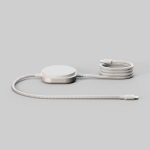 ZENS ZECC05W/00 Καλώδιο USB-C σε USB-C 1.5m 240W με Qi2 Charger Λευκό - Image 3