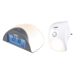 Fysic FC-38 Ψηφιακό Ξυπνητήρι με Οθόνη Λευκό