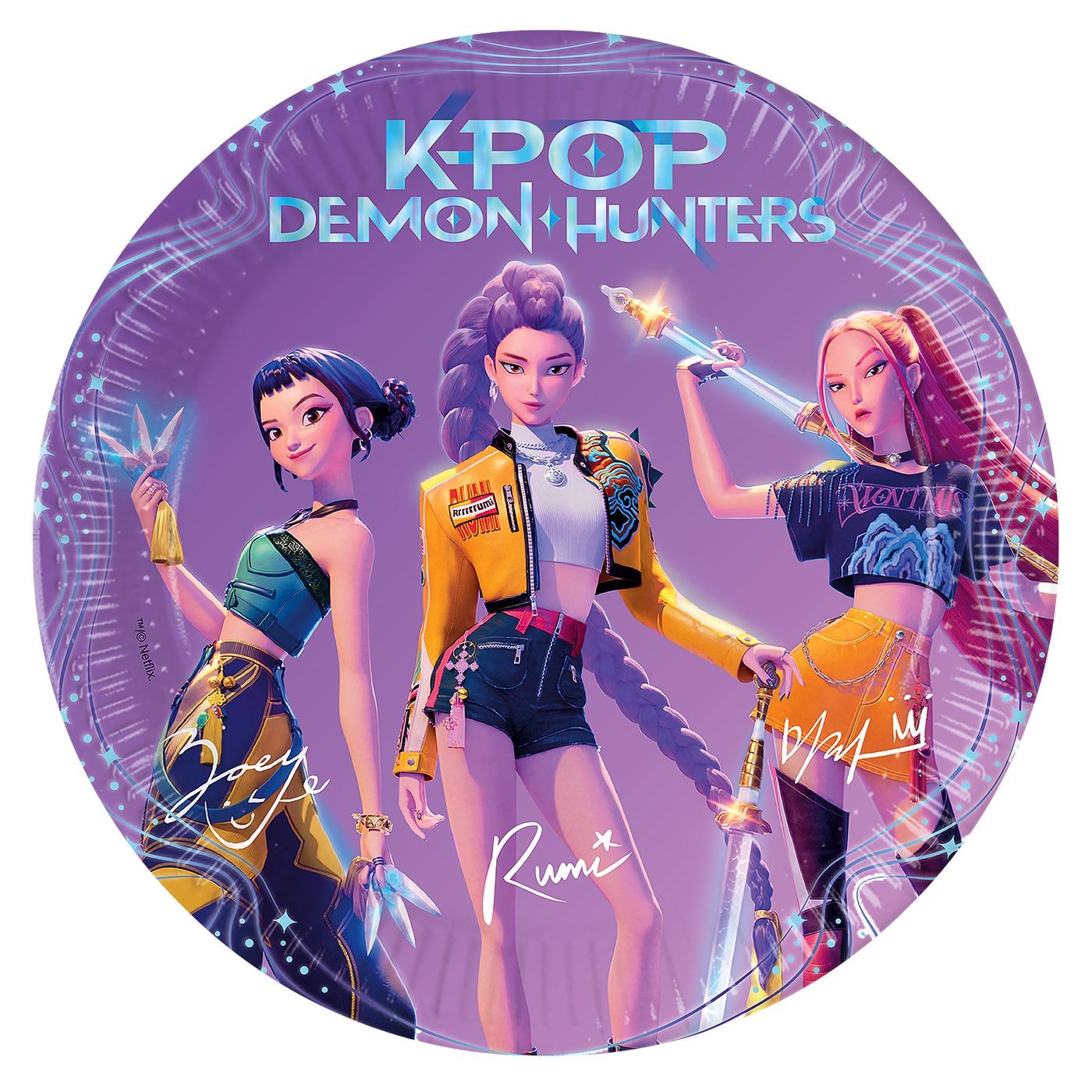 Πιάτα Χάρτινα Πάρτυ K-Pop Πακ=8Τεμ Ø23 Ø23Cm K-Pop 98638 - 1 Τμχ