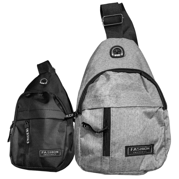 Τσαντάκι Ώμου Χιαστί 2 zip 30x16x5cm 4teen4ty 401397 - 1 τμχ