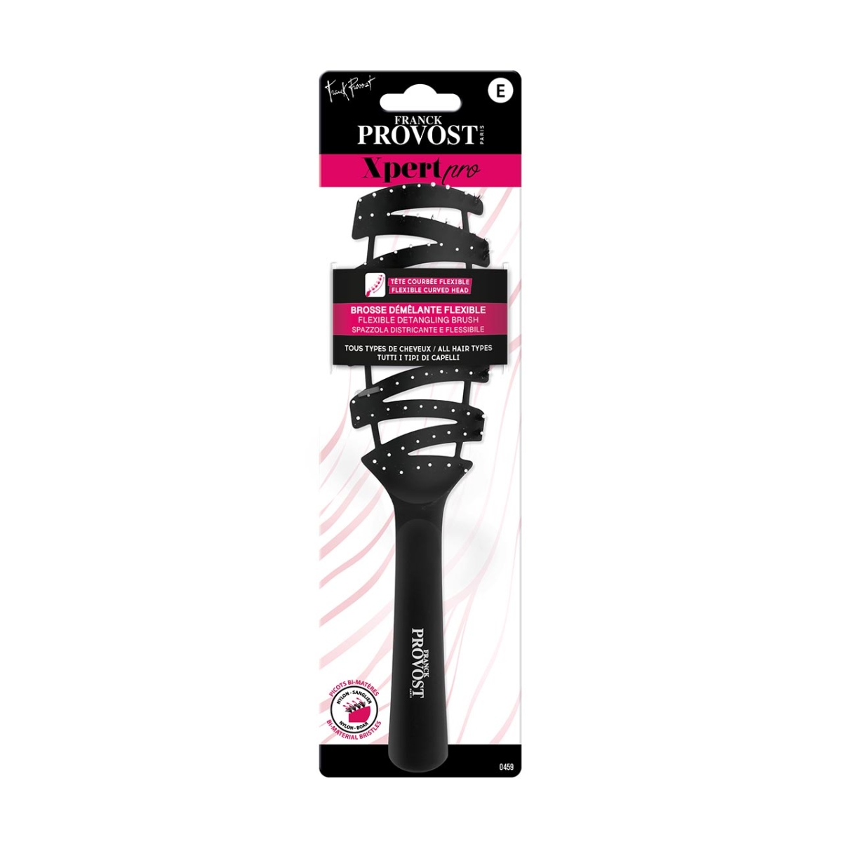 Franck Provost Xpert Pro 0459 Επαγγελματική Βούρτσα Μαλλιών Μαύρη - Image 2
