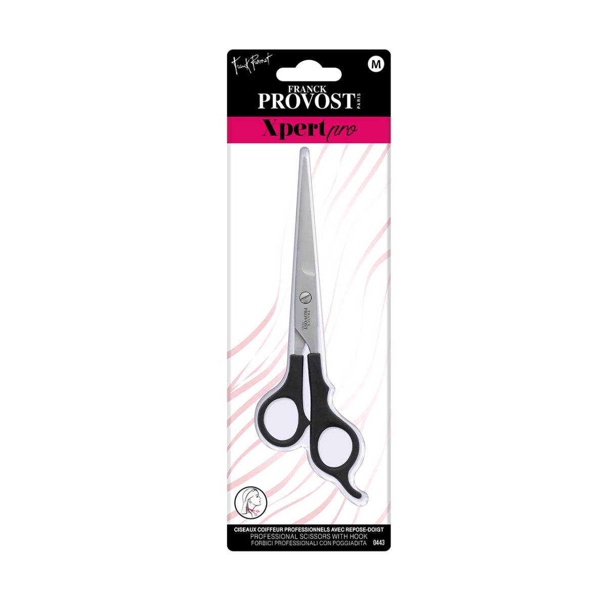 Franck Provost Xpert Pro 0443 Επαγγελματικό Ψαλίδι Κουρέματος Μαλλιών Μαύρο - Image 2