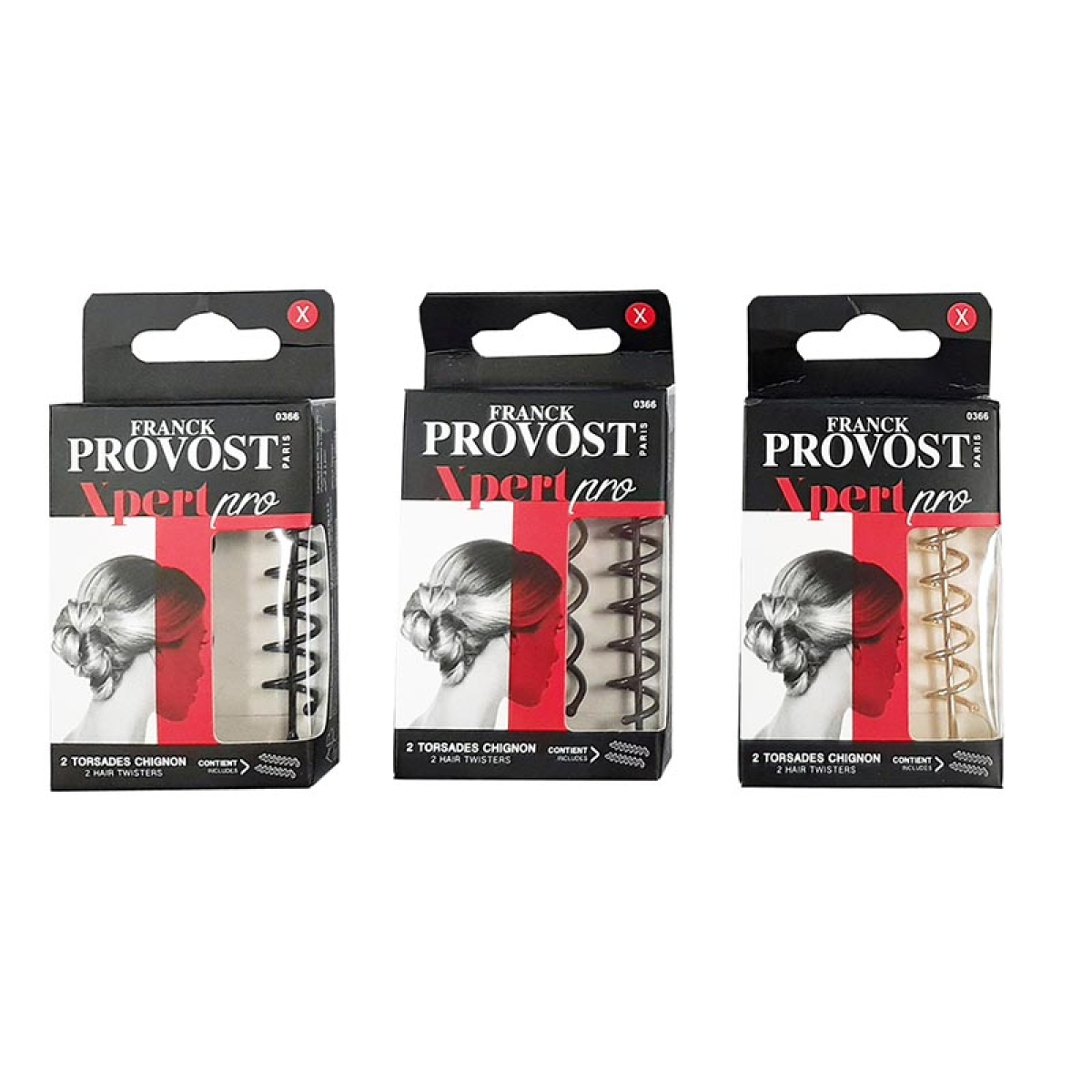 Franck Provost Xpert Pro 0366 Σπιράλ Φουρκέτες Μαλλιών Πολύχρωμες - Image 2