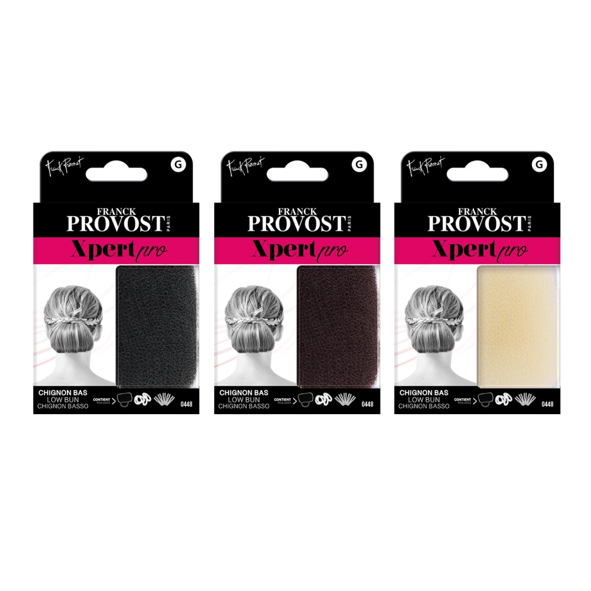 Franck Provost Xpert Pro 0448 Σετ Μπομπάρι Μαλλιών για Κότσο Πολύχρωμο - Image 2