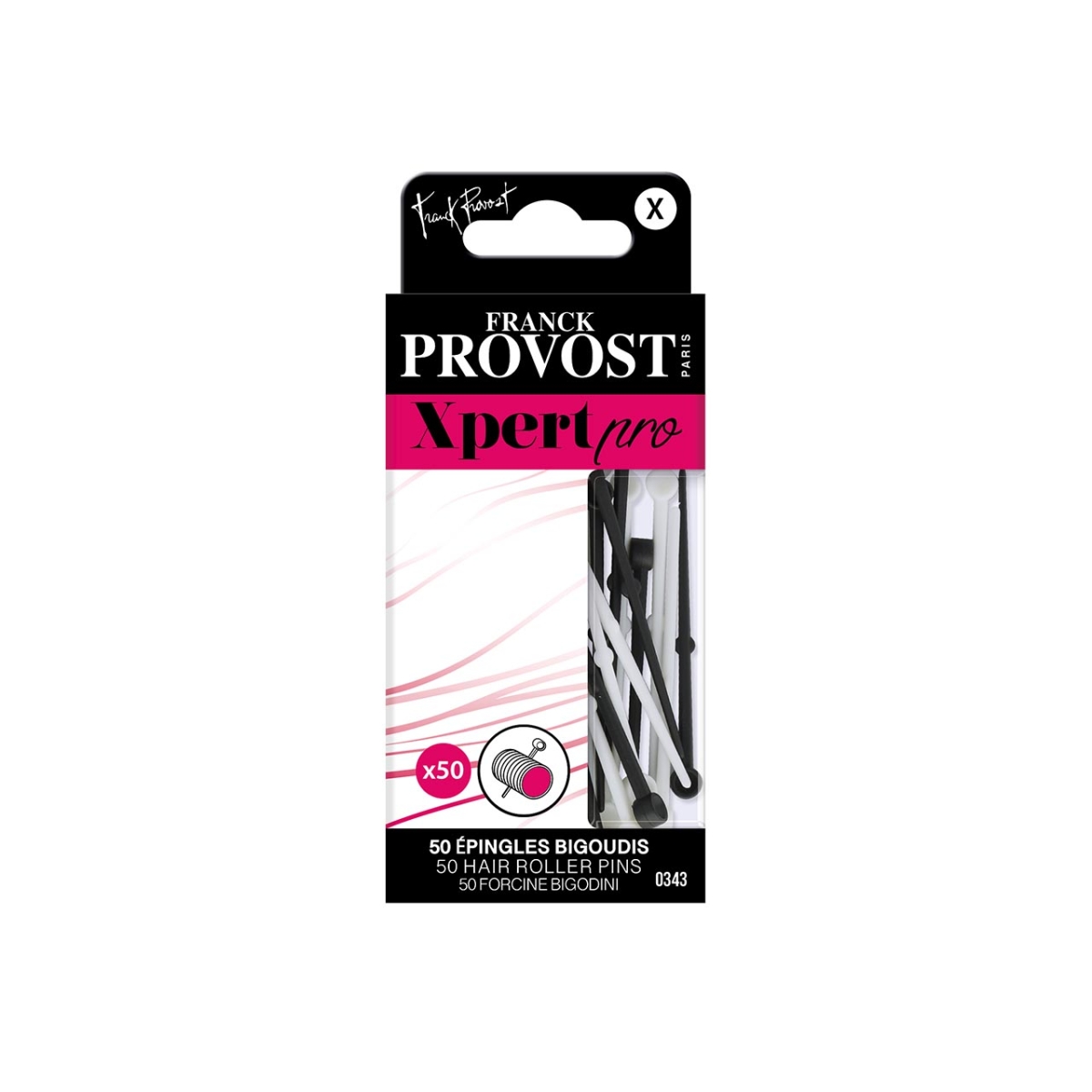 Franck Provost Xpert Pro 0343 Πλαστικά Βελονάκια για Ρόλεϊ Μαλλιών Πολύχρωμα - Image 2