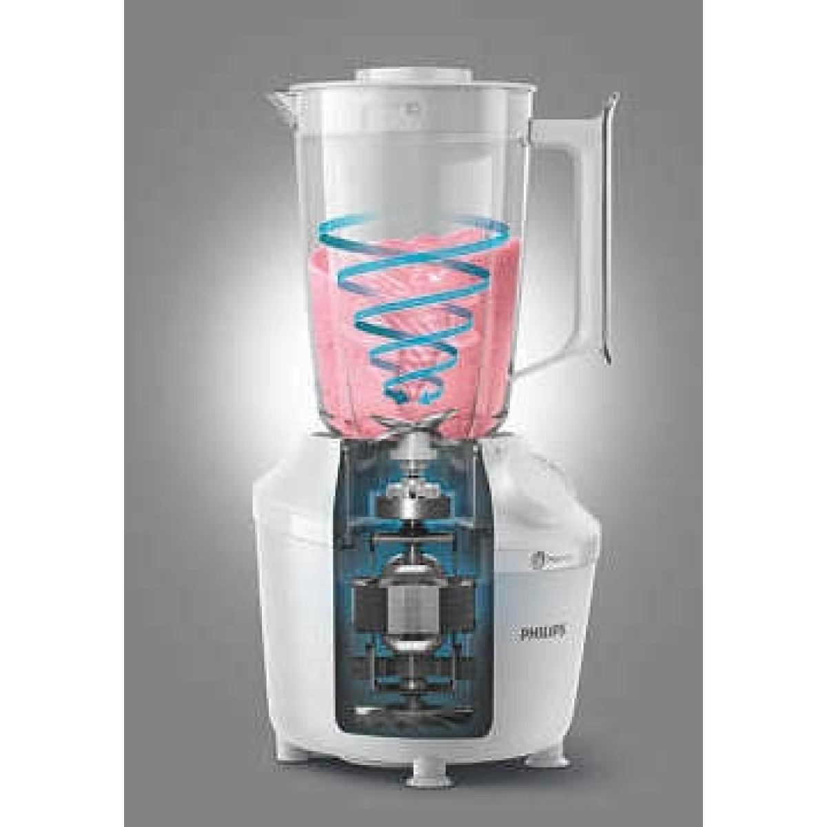 Philips HR2041/00 Μπλέντερ Smoothies 1.9Lt 450W Λευκό - Image 3
