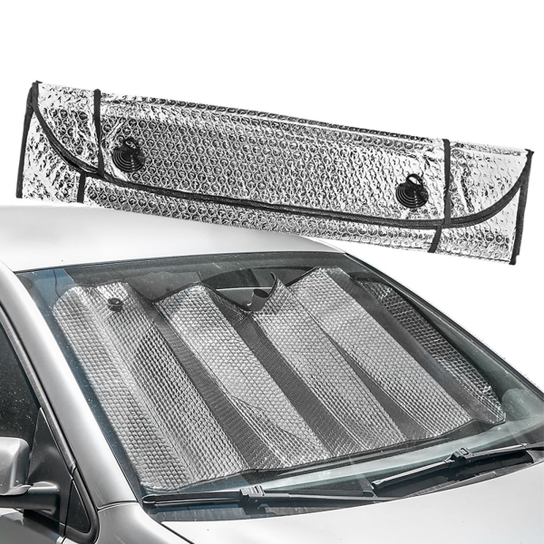 Ηλιοπροστασία Αυτοκινήτου Aluminium 130x60cm SummerTiempo 621523 - 1 τμχ