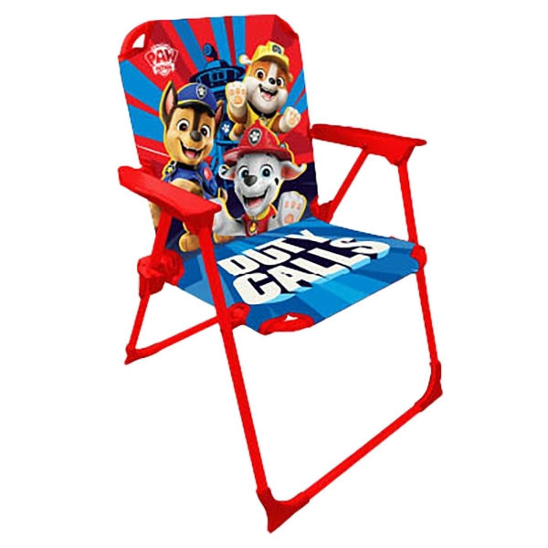 Καρεκλάκι Μεταλλικό Αναδιπλούμενο Paw Patrol 53x38x27cm Paw Patrol 5013-4246 - 1 τμχ