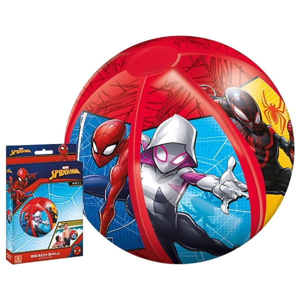 Μπάλα Θαλάσσης Spiderman ø50cm Mondo - 1 τμχ