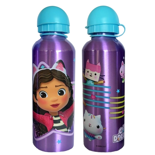Παγούρι Μεταλλικό Gabby 's Dollhouse 500ml 21x6,5cm 500ml Gabbys Dollhouse - 1 τμχ