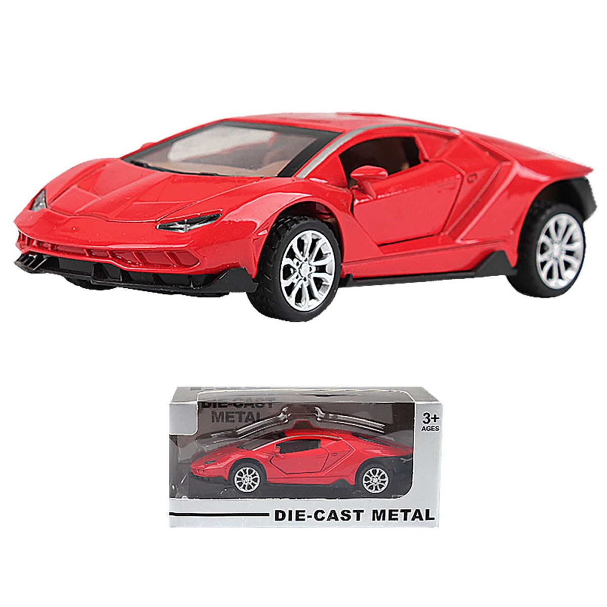 Die Cast Pull Back 1:36 Lamborgini 15x7x7cm ToyMarkt 902318 - 1 τμχ - Image 2