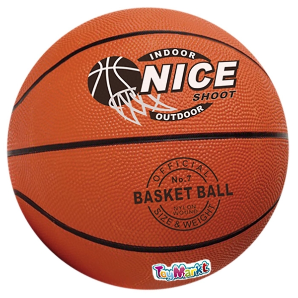 Μπάλλα Μπάσκετ Πορτοκαλί No7 (~24-24,8cm), ~520 gr ToyMarkt 9145 - 1 τμχ
