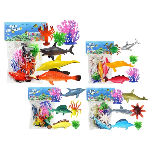 Σετ ζώα της Θάλασσας 24x15cm ToyMarkt 913184 - 1 τμχ