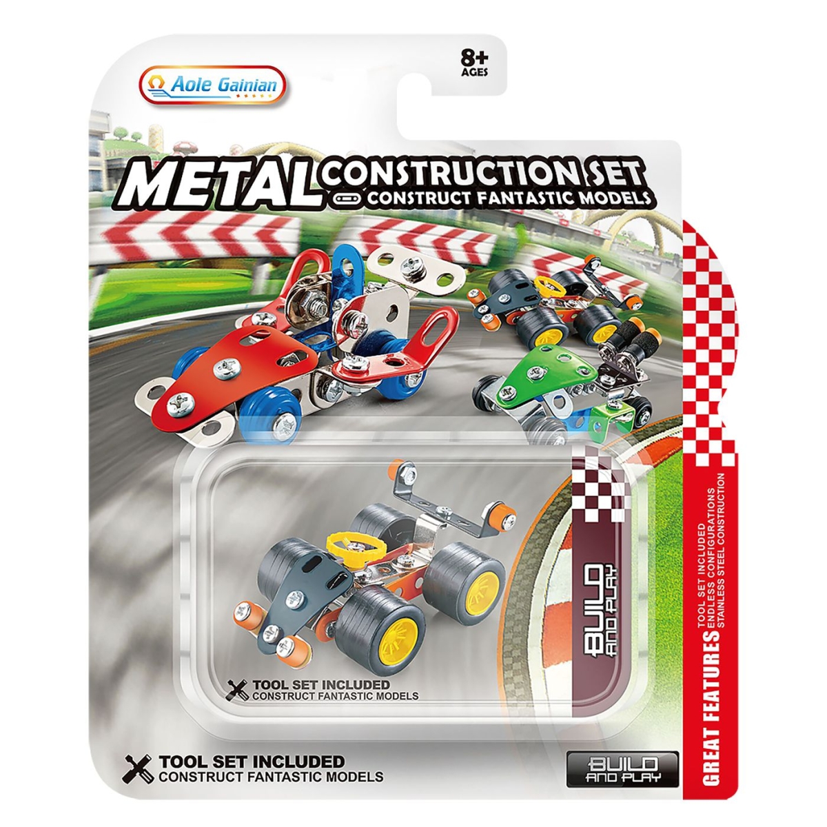 Φόρμουλα Συναρμολογούμενη Free Wheels Καρτέλα 16x14x3cm ToyMarkt 913549 - 1 τμχ - Image 2