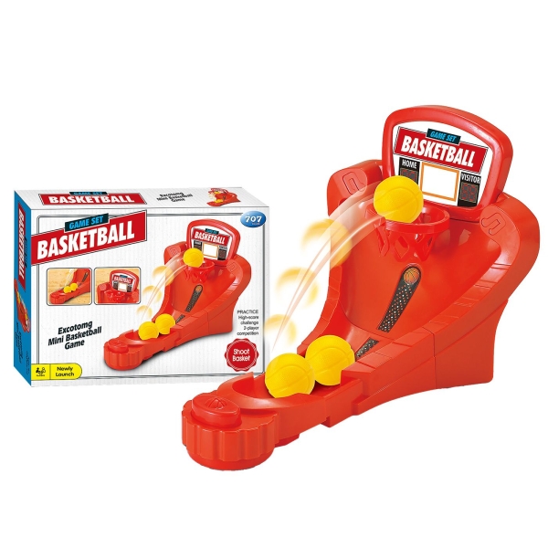 Επιτραπέζιο Μπασκετάκι για Ένα Παίκτη 25x18x5cm ToyMarkt 913631 - 1 τμχ
