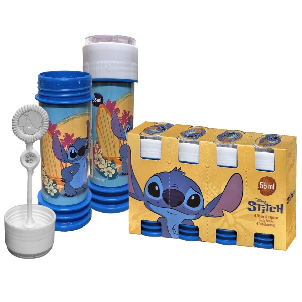 Σαπουνόφουσκες Stitch σετ 4 τεμ 55ml Stitch - 1 τμχ