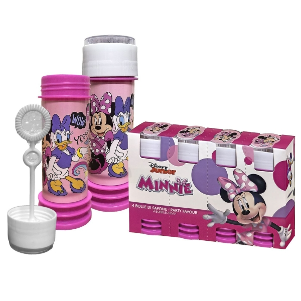 Σαπουνόφουσκες Minnie σετ 4 τεμ 55ml Disney - 1 τμχ