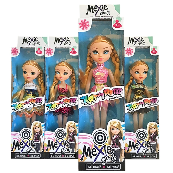 Κούκλα ArtTrend Πλεξούδες 32x8,5cm ToyMarkt 922123 - 1 τμχ