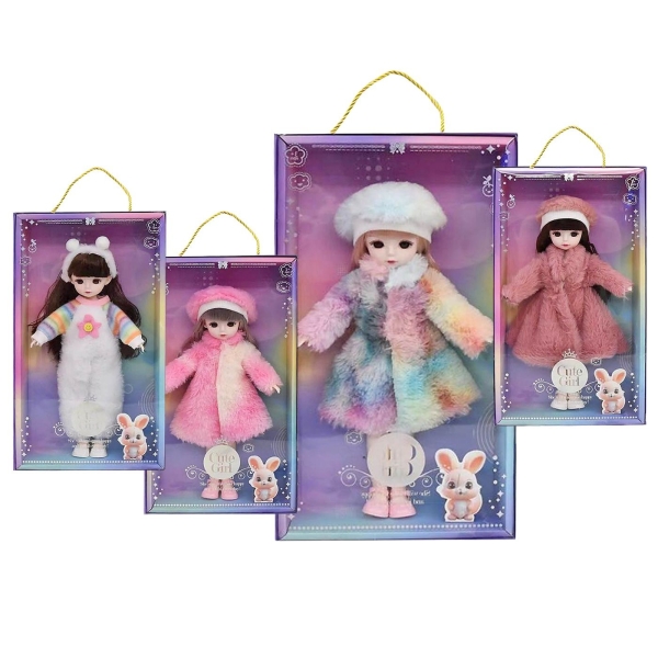 Κούκλα Χειμερινή Ένδυση 35x20x7cm ToyMarkt 922126 - 1 τμχ