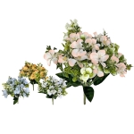 Μπουκέτο 9 Λουλούδια Γαρδένιες 33cm Bunny's 932212 - 1 τμχ