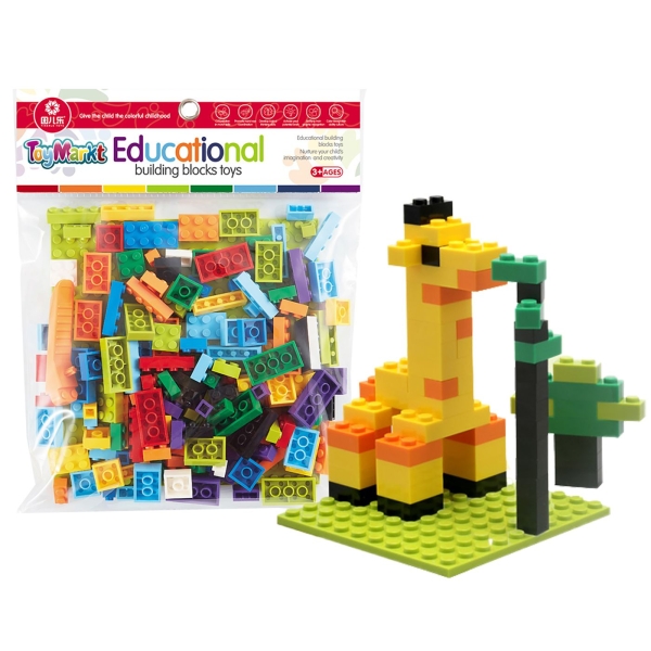 Μικρά Τουβλάκια σε Σακουλάκι 3+ Ετών 24x21cm ToyMarkt 95427 - 1 τμχ