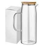 Κανάτα Borosilicate με Bamboo 1lt Homie 1002189 - 1 τμχ