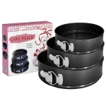 Φόρμες Ζαχαροπλαστικής Έλασμα σετ=3 τεμ ø=28/26/24cm Homie 100330 - 1 τμχ