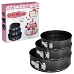 Φόρμες Ζαχαροπλαστικής Έλασμα σετ=3 τεμ ø=28/26/24cm Homie 100330 - 1 τμχ - Image 2