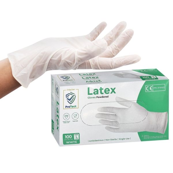 Γάντια Latex κυτ=100τεμ  Homie 101494 - 1 τμχ