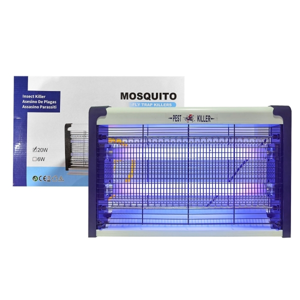 Εντομοπαγίδα 2 Λάμπες LED 38x24x5cm Homie 101571 - 1 τμχ