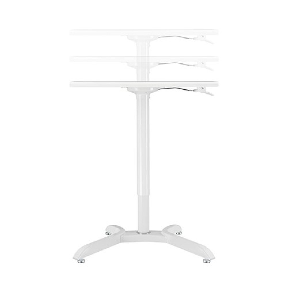 Brateck G01-12R-B Επιδαπέδιος Σταθμός Εργασίας Ρυθμιζόμενου Ύψους - Image 4