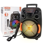 Ηχείο Στερεοφωνικό Bluetooth RGB Καραόκε 37x25x20cm Homie 108518 - 1 τμχ