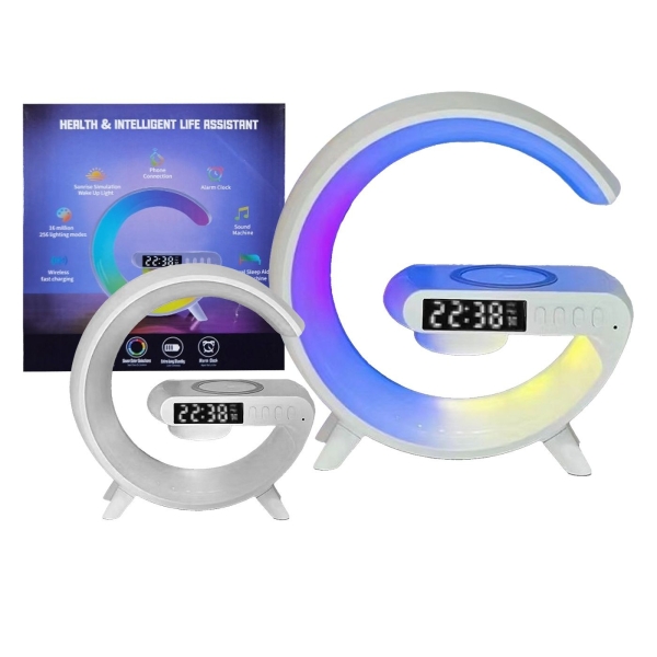 Ρολόι Ψηφιακό με Ηχείο & φως 16x14,5x5,5cm JustNote 10965 - 1 τμχ