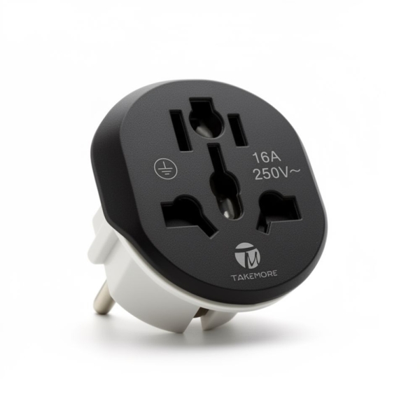 Αντάπτορας Πρίζας Universal Takemore A-10004 250V 16A (EU Plug) με Υποδοχή EU/UK/US/AU/CN
