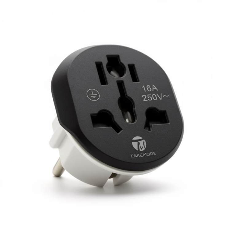 Αντάπτορας Πρίζας Universal Takemore A-10004 250V 16A (EU Plug) με Υποδοχή EU/UK/US/AU/CN