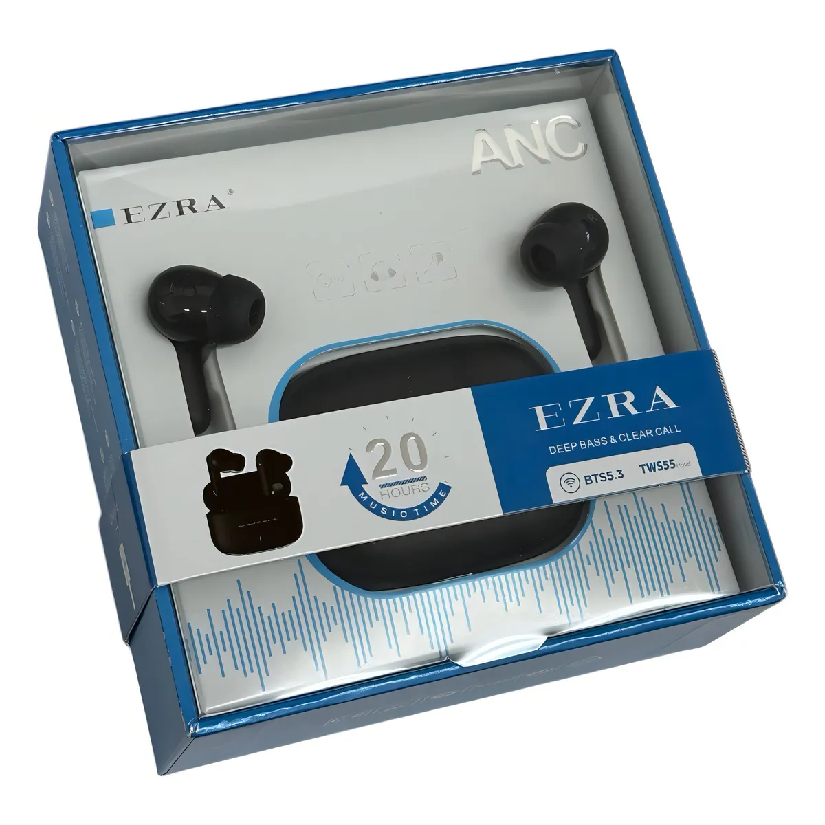 Ασύρματα Ακουστικά Bluetooth 5.3 TWS Με Noise Cancellation Ezra TWS55
