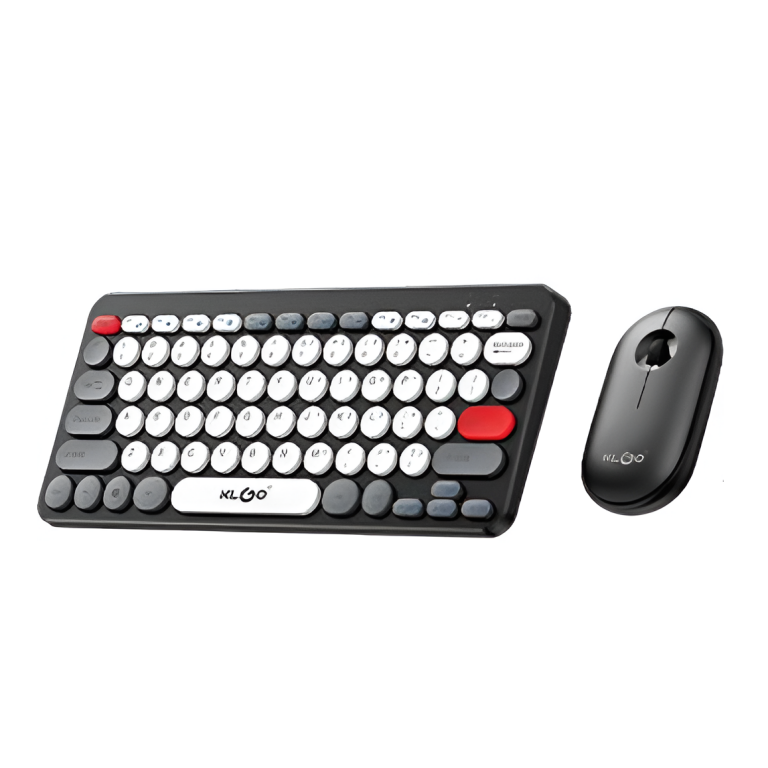 Ασύρματο Σετ Πληκτρολόγιο Και Ποντίκι Retro Mini Klgo JP-3