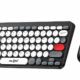 Ασύρματο Σετ Πληκτρολόγιο Και Ποντίκι Retro Mini Klgo JP-3